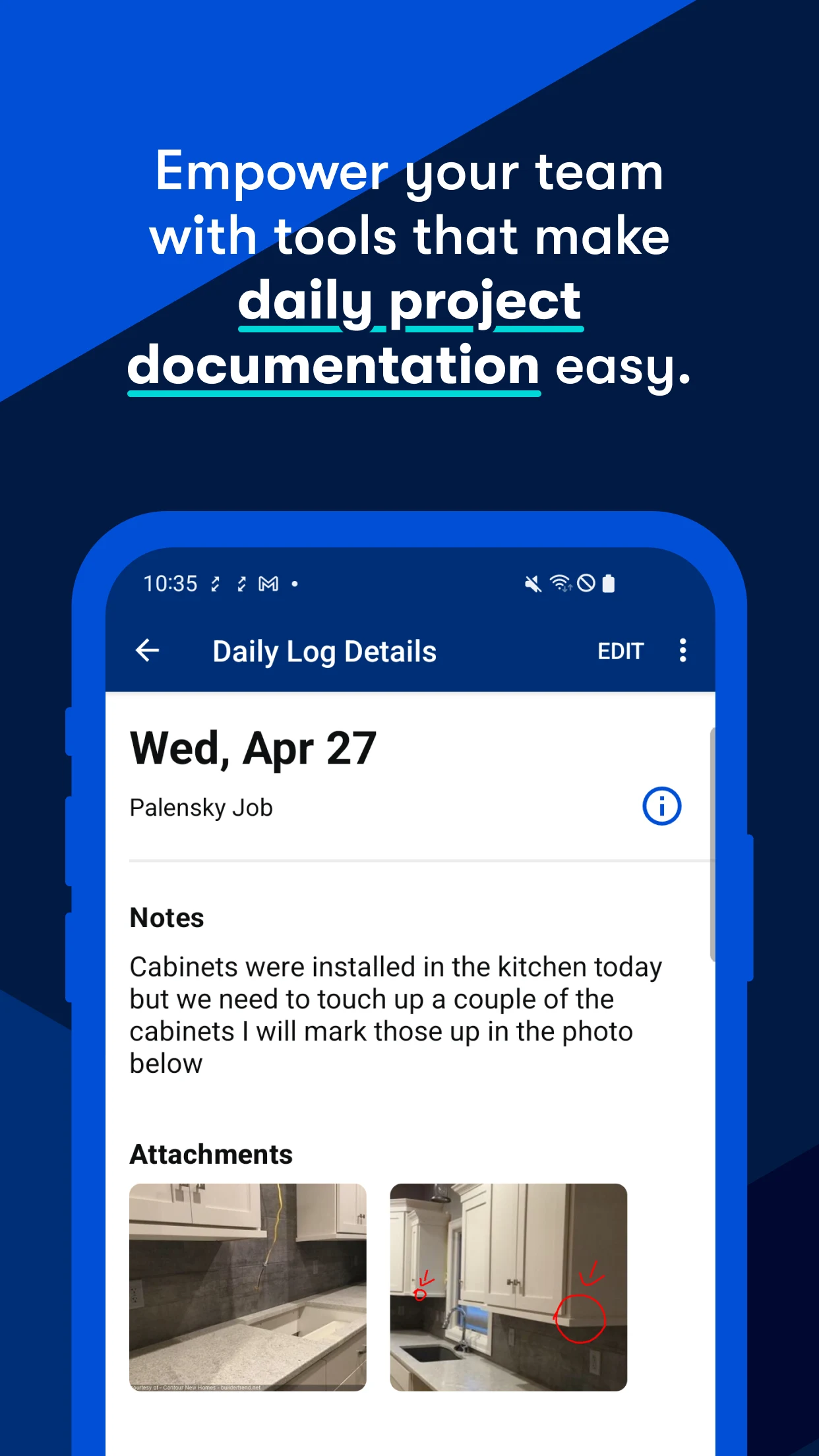 Buildertrend screenshot